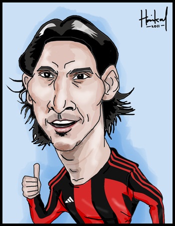 Chùm ảnh biếm họa Ibrahimovic: Khối óc của Milan