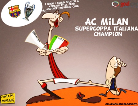 Chùm ảnh biếm họa Ibrahimovic: Khối óc của Milan