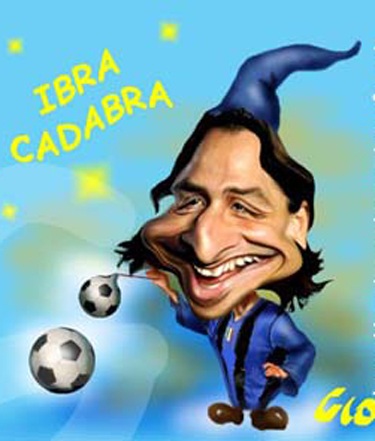 Chùm ảnh biếm họa Ibrahimovic: Khối óc của Milan