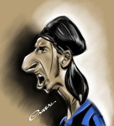Chùm ảnh biếm họa Ibrahimovic: Khối óc của Milan
