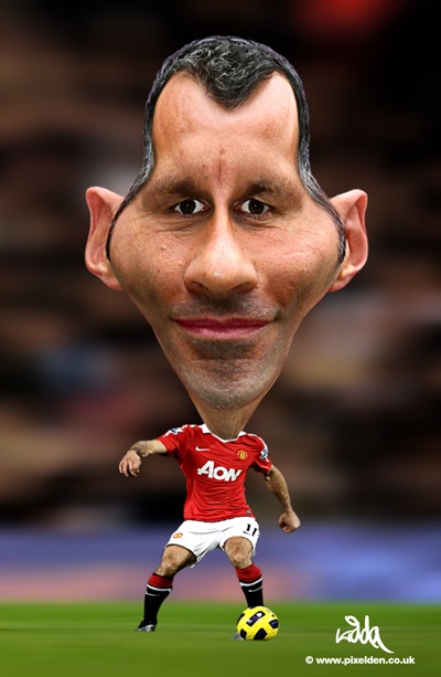 Chùm ảnh biếm họa: Ryan Giggs - Lão Quỷ đỏ