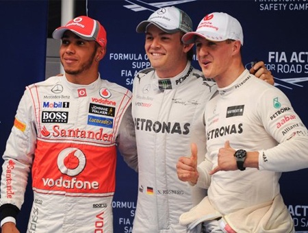Nico Rosberg bất ngờ giành Pole trên đường đua Trung Quốc - 1 Nico Rosberg bất ngờ giành Pole trên đường đua Trung Quốc