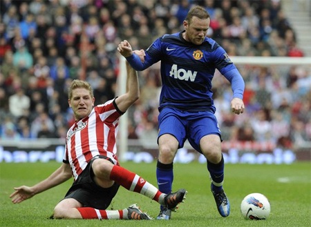 Thắng nhẹ Sunderland, MU về nhì tại Premier League 2011/2012