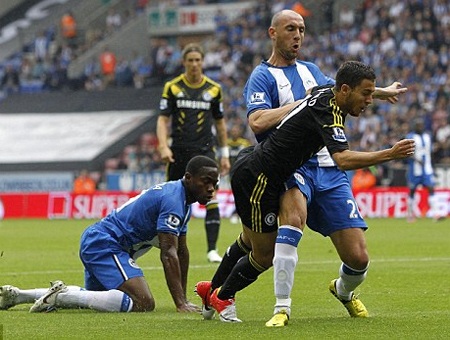 Hazard đã để lại những dấu ấn khá tốt trong trận đấu đầu tiên tại Premier League