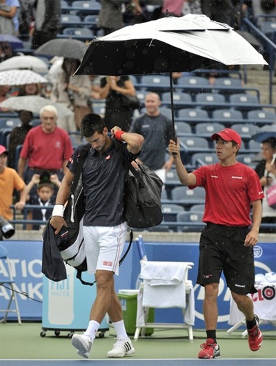 Thời tiết xấu khiến các tay vợt tham dự Rogers khá mệt mỏi