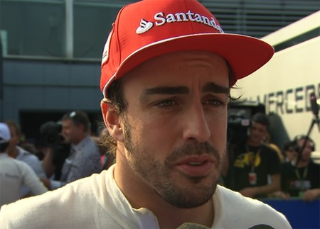 Aloson đã không thể bảo vệ vị trí thứ nhì do sự thăng tiến của Perez quá mạnh