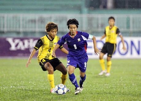 Thái Lan vượt trội hơn hẳn so với Malaysia, ảnh: Sơn Dũng