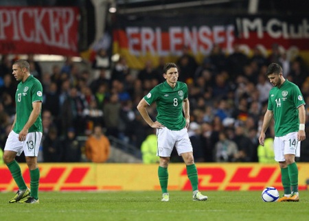 Những nỗ lực cuối cùng đã đem lại cho Ireland bàn gỡ danh dự ở phút bù giờ