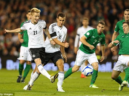 Đức “nghiền nát” CH Ireland ngay tại Dublin - 3 Reus đã thi đấu rất ấn tượng trong trận này