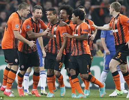 Chelsea gục ngã trên sân của Shakhtar - 1 Chiến thắng cho Shakhtar là hoàn toàn xứng đáng