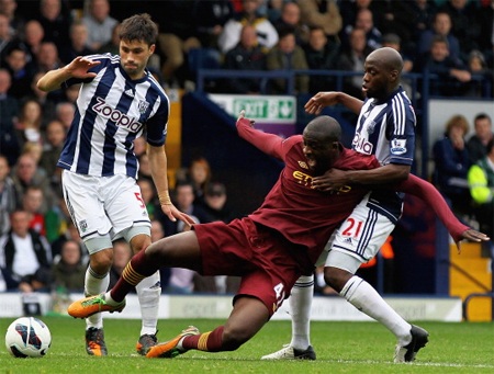 Man City khủng hoảng tiền vệ nghiêm trọng trước khi bước vào trận đấu trên sân The Hawthorns