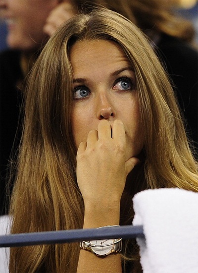 Anh mắt lo lắng khi Murray không thi đấu tốt trong trận đấu với Raomic ở vòng 2 US Open