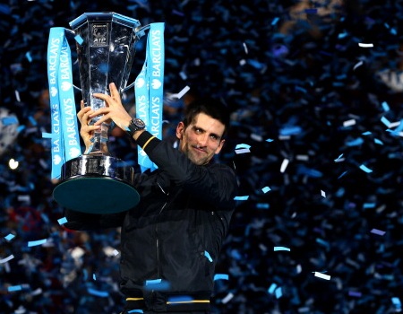 Vượt qua Federer, Djokovic lần thứ 2 vô địch ATP World Tour Finals - 1 Djokovic khép lại một năm thi đấu thành công với chức vô địch ATP World Tour Finals