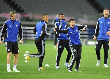 Tinh thần các cầu thủ Chelsea khá thoải mái