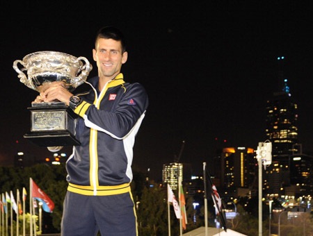 Djokovic có 6 danh hiệu Grand Slam sau 10 lần vào chơi ở chung kết