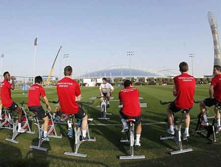 Một buổi tập thể lực nhẹ ngoài trời