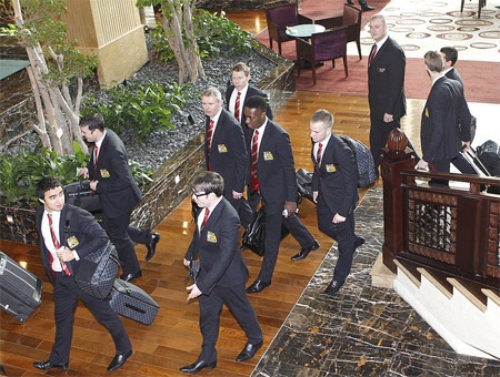 Các cầu thủ MU được bố trí ở một khách sạn ngay gần sân tập