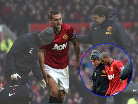 MU lại “méo mặt” trước chấn thương của Vidic và Young - 1 Chấn thương của Vidic và Young khiến CĐV của MU đang khá lo lắng