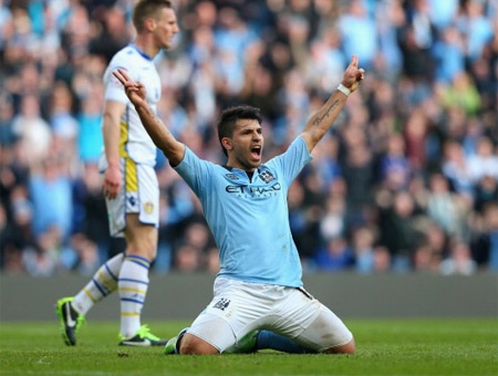 Man City dễ dàng nhấn chìm Leeds - 1 Một trận đấu ấn tượng của Aguero