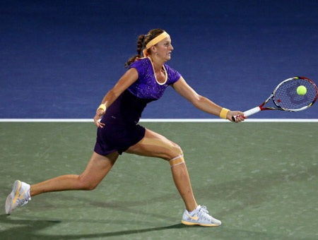 Kvitova lên ngôi "Nữ hoàng" tại Dubai Championships - 3 Lối chơi thiên về sức mạnh của Kvitova giúp cô vượt trội hơn Errani
