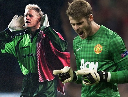 De Gea chưa thể sánh bằng Schmeichel