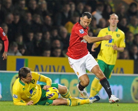 Giggs sẽ có trận thứ 1000 nếu ra sân đêm nay