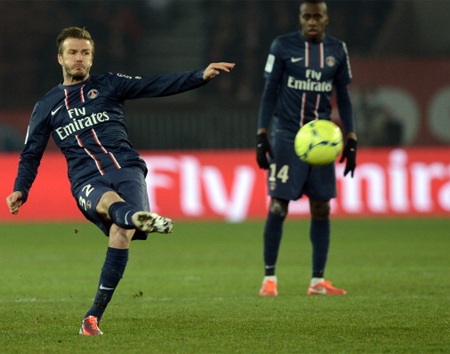 Ancelotti muốn giữ David Beckham tiếp tục ở lại PSG - 1 Hợp đồng hiện tại của Becks với PSG chỉ có giá trị hết mùa giải năm nay