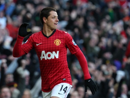 Atletico Madrid “câu kéo” Chicharito của MU - 1 Chicharito vẫn thể hiện được vai trò của anh tại MU