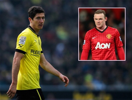 Rooney ra đi sẽ mở cửa cho MU đón Lewandowski - 1 Nếu Rooney đi, MU sẽ rộng cửa đón Lewandowski