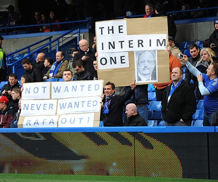 Với các CĐV Chelsea, Benitez là người họ không muốn và chưa bao giờ muốn có