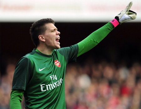 Arsenal chủ động buông trận lượt về gặp Bayern Munich? - 3 Wenger khẳng định Szczesny sẽ chắc chắn vắng mặt ở trận đấu đêm nay