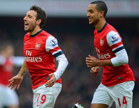 Arsenal chủ động buông trận lượt về gặp Bayern Munich? - 2 Walcott, Cazorla sẽ không ra sân từ đầu?