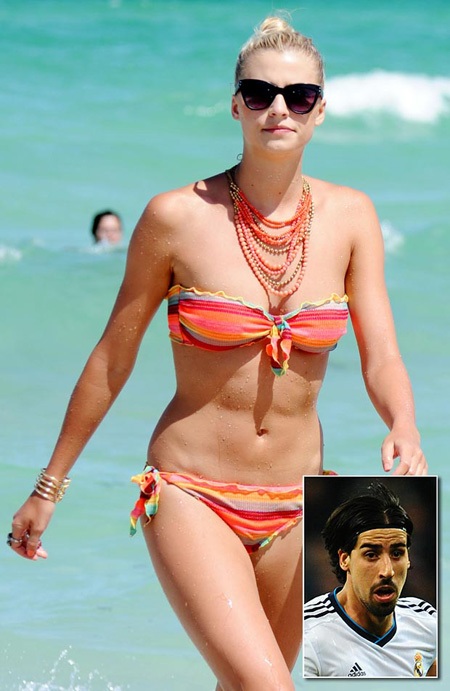 WAGs MU và Real Madrid: Đội hình nào chiến thắng? - 17 Lena Gercke -Sami Khedira