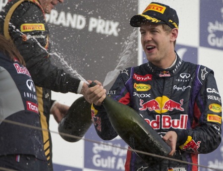 Vettel đã thắng chặng thứ 2 ở mùa giải năm nay