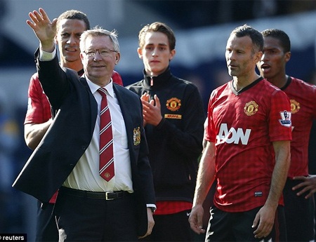 Lần cuối cùng được thấy Fergie chỉ đạo các cầu thủ MU