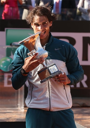 Hạ Federer, Nadal vô địch Rome Masters - 1 Nadal đã có chiếc cúp vô địch thứ 6 trong 8 trận chung kết gần đây
