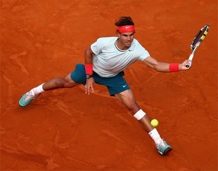 Nadal đang dần trở lại với phong độ đỉnh cao