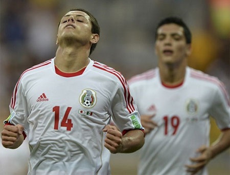 “Hạt đậu nhỏ” tỏa sáng, Mexico hạ gục Nhật Bản - 1 Chicharito đã tỏa sáng ở trận đấu này