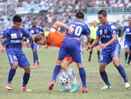 Đá “7 Tây”, Bình Dương chia điểm với chủ nhà Đà Nẵng - 1 Bình Dương đã có trận đấu tốt trên sân Đà Nẵng