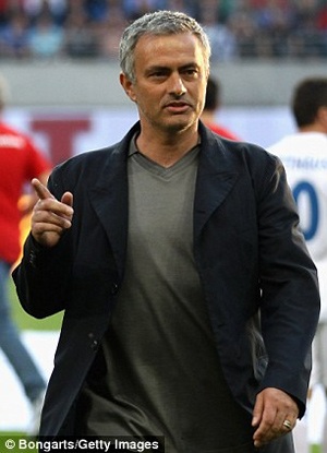 Mourinho khá thoải mái khi đến xem trận đấu này