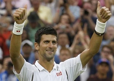Djokovic và Serena “rủ nhau” thắng nhàn - 1 Djokovic đã thẳng
