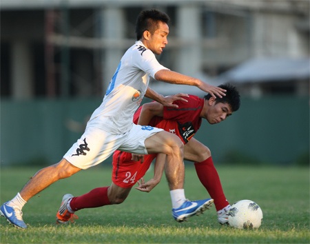 U23 Việt Nam thua Hà Nội T&T - 1 U23 cần thời gian để hoàn thiện lối chơi, ảnh: Minh Phương