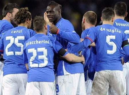 Italia đang được đánh giá cao hơn đối thủ