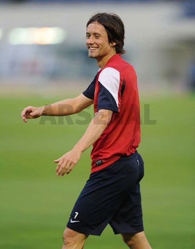Rosicky đã chơi rất ổn trong chuyến du đấu năm nay của Arsenal