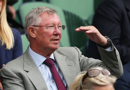 Ferguson khá hào hứng khi trận đấu bắt đầu