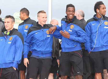 Buổi sáng các cầu thủ MU đã chia nhau đi chơi