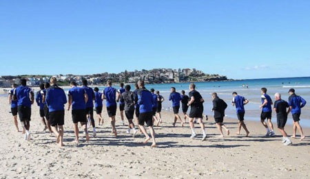 Một buổi tập nhẹ của các cầu thủ Quỷ đỏ