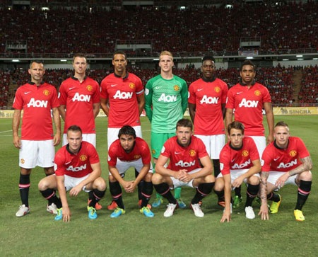 MU gục ngã trên đất Thái Lan - 1 Đội hình đầu tiên của Moyes lựa chọn kể từ khi dẫn dắt MU