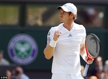 Andy Murray lần đầu tiên vô địch Wimbledon - 3 Murray có nhiều pha cứu bóng rất hay ở trận chung kết