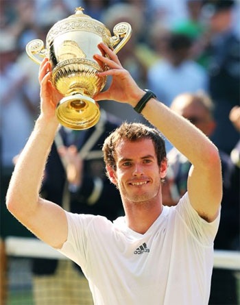 Andy Murray lần đầu tiên vô địch Wimbledon - 1 Chiếc cúp vô địch Wimbledon đầu tiên của Murray